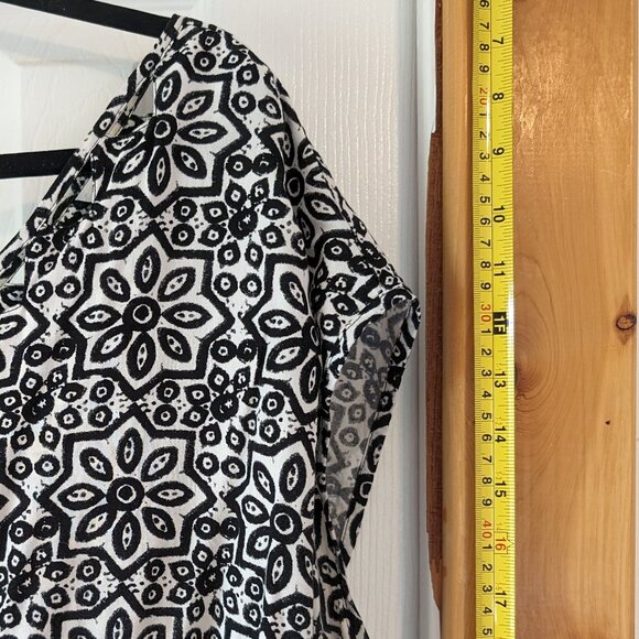 Black & white print dress 16 - Picture 6 of 11